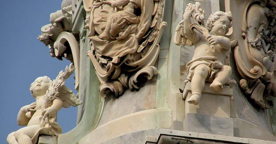 Guglia dell'Immacolata - dettaglio