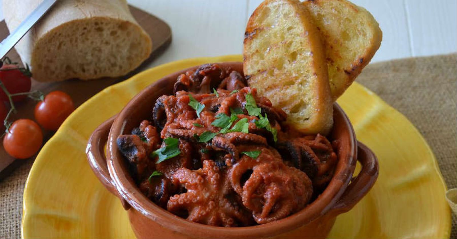 Polpo alla Luciana