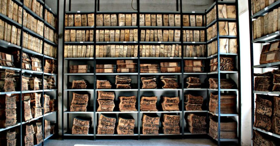 Archivio storico banco di napoli scaffali